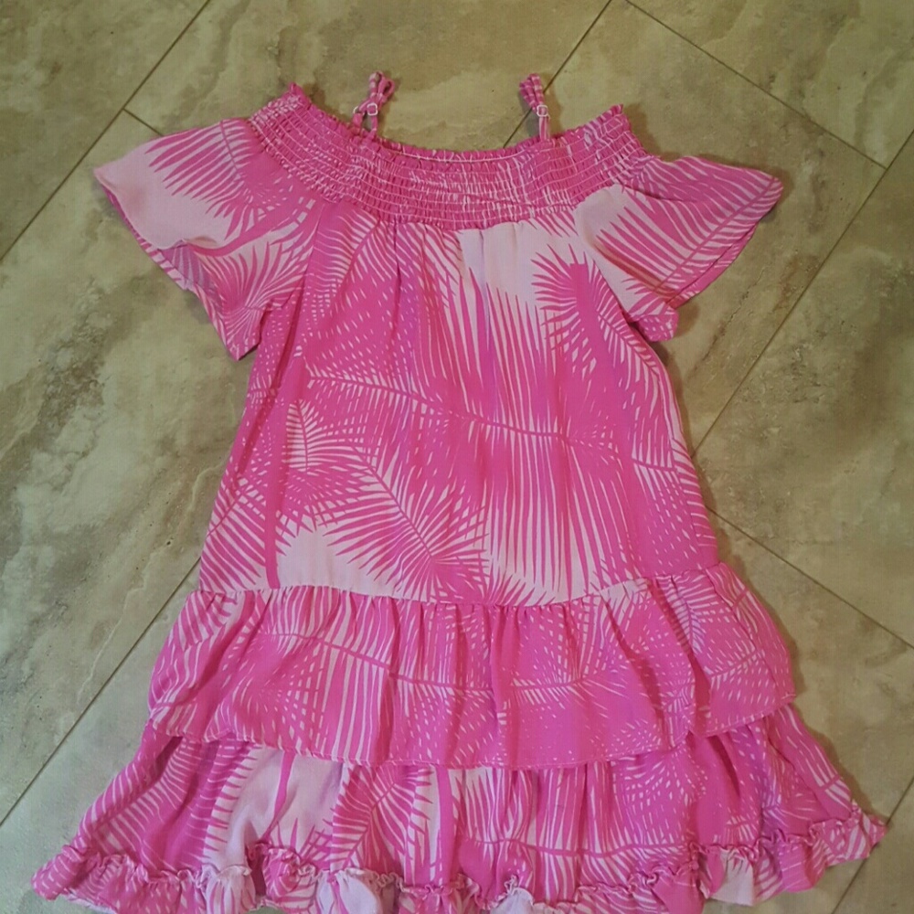 Girls off shoulder dress size large [101]